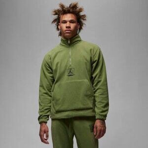 Jordan Essentials Men's Winterized Fleece Half-Zip FD7863-340 Sz: Large NWT